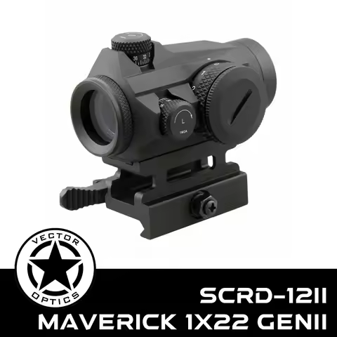 Vector Optics Maverick 1x22 GenII Red Dot Sight Compact with 3MOA Dot Size&11 Levels Dot Intensity F