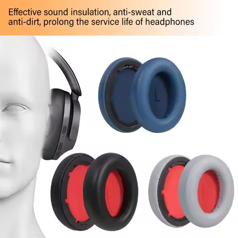1Pair Replacement Soft Ear Pad Ear Cushions Cover For 1MORE SonoFlow Headphones Sponges Earmuffs Hea