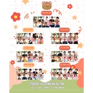 Contents: 50 pcs 3x3 KDRAMA ACTOR stickers