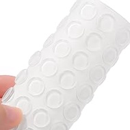 Self-Adhesive Clear Rubber Feet Tiny Bumpons 0.25" in Diameter x 0.079" Height (M 1/2"(12x2mm) 128pc