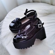 地雷系 量產系厚度皮鞋