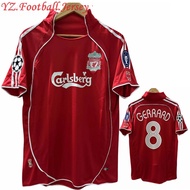 06-07-08 Liverpool Retro Home Football Jersey | TORRES & GERRARD | Custom Vintage T-Shirt
