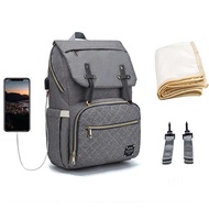 Fashion Lequeen Mommy Backpac Large Volume Maternity Multi-Function Diaper Travel Nappy Bag