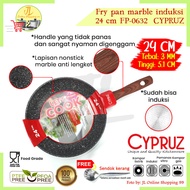 24cm induction marble fry pan FP-0632 / Non-stick induction frying pan / ceramic fry pan
