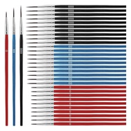[ Store] Exclusive30pcs Detail Brushes Fine Tip Paint By Number Brushes 3 Sizes 0 00 00 Model Crafts