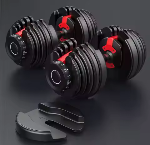 Hot Selling Home Strength Training 24kg Adjustable Dumbbell Sets Gym Fitness 40kg Durable Adjustable