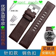 Watch Strap Alternative Diesel Diesel Genuine Leather Watch Strap DZ4343DZ1657DZ4323 Men Women Coupl