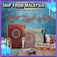 My Qalam Al Quran Digital Model Al Mauiz Saiz A4 Lengkap Dengan Panduan Doa, Haji dan Iqra Dengan Pe