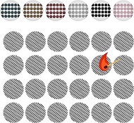 24 Count Sheet - 1" Round Adhesive Match Striker Paper Stickers | 1 inch Circle Replacement Stryker 