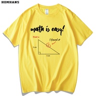 HOM HANS | Mathematics Equation Design T-shirt