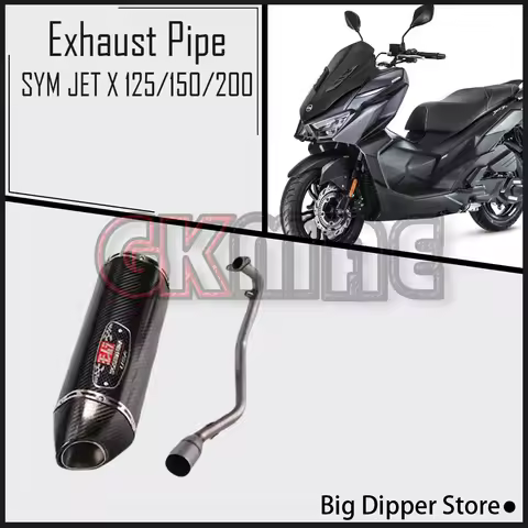 New For SYM JET X 125/150/200 Motorcycle Accessories Exhaust Pipe Exhaust Port Fit XS150T-9A