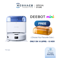 [2025 NEW] ECOVACS DEEBOT MINI ROBOT VACUUM CLEANER | 9000 PA | 45C HOT AIR DRY | ZEROTANGLE™ PET HA