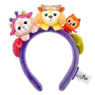 香港迪士尼樂園 Duffy and Friends Linabell 玲娜貝兒 花仙子 CookieAnn Cookie 可琦安 廚師狗 餅餅 餅姐 貓頭鷹造型 毛公仔 Headband 頭箍 髮箍 