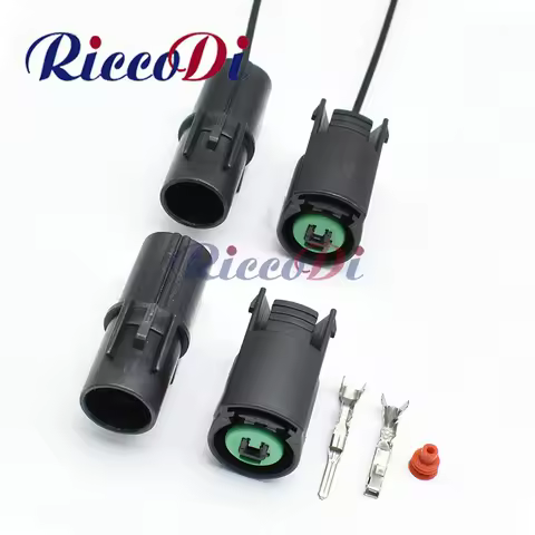 1 Set 1 Pin KUM Auto Connector Waterproof Socket Car Plug for Hyundai Kia Persona Air Cond AC Compre