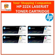 (ORIGINAL) HP 222X 222 W222X HP LaserJet Toner Cartridge High Yield Black Cyan Magenta Yellow MFP 33