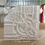 Ornamen panel gypsum 3d - Ornamen panel dinding plafon 