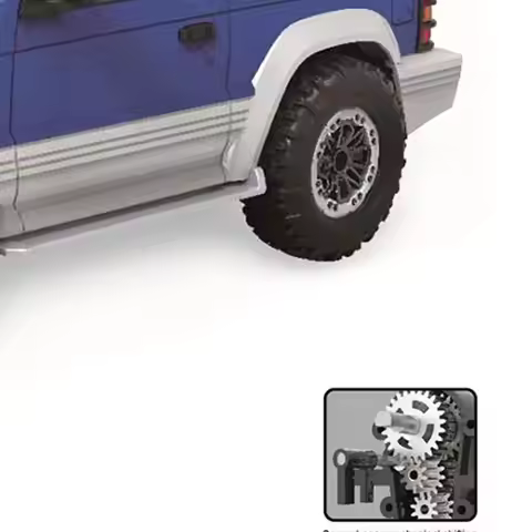 LDRC 1/14 RTR Remote Control Crawler LD1297S 4x4 RC Off Road Car Toys Plastic Shell 2Speed Gearbox M