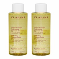 2 X Clarins Hydrating Toning Lotion 400ml13.5.oz aloe vera normal to dry skin
