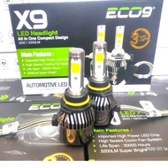 ECO9 X9 HB4 3-COLOR CAR LEDLuminos - LED BULB Luminos WITH WARRANTY