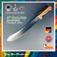 [Made in Germany] F. Herder 12 inch Butcher Knife / Bullnose Knife / Pisau Sembelih W Wooden Hand 03