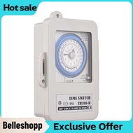 belleshopp-my Mechanical 24 Hours Timer Switch IP53 Rating Programmable Electrical Box AC 100-240V 1