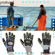 YNATURAL Mechanical Repair Gloves, Wear Resistant Nitrile Work Safety Gloves, Durable Shockproof Multicolor Antiskid Ridding Gloves Climbing