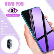 Vivo Y05 Tempered Glass For Vivo Y04 2 in 1 Screen Protector