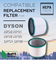 Dyson HP00 HP01 HP02 HP03 DP01 DP02 DP03 Compatible Replacement Filter [Free Alcohol Swab] [SG Seller] [7 Days Warranty] [HEPAPAPA]