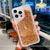Vivo Glitter Simple Golden Red Transparent Case Y100 Phone Case IQ0012/IQ00Neo8/y78/Y52