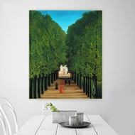 Perilla-Centon Henri Rousseau S "Avenue In Saint Cloud Park" งานศิลปะสีน้ำมันภาพตกแต่งฝาผนังของตกแต่