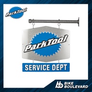 PARK TOOL SDS-2 SHOP SERVICE DEPARTMENT SIGN - DOUBLE SIDED ป้ายโลโก้ร้านแบบแขวนสองด้าน ป้ายโลโก้ PA