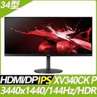 奇異果3C &lt;福利品&gt; Acer Nitro XV340CK P 34吋21:9電競螢幕 9805.XV340.301