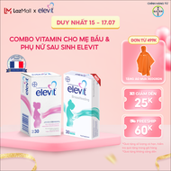 Combo Vitamin Bầu Tổng Hợp Elevit Cho Phụ Nữ Mang Thai Sau Sinh và Thực phẩm bảo vệ sức khỏe Elevit