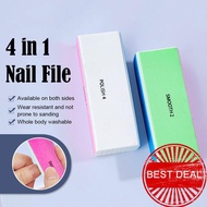 4 In1 Four Sided Nail File Shiner Buffer Buffing Block Sanding Nail Tool Nail File H5e0