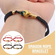 Year Dragon Bracelet Year Fortune Red Rope Braided Bracelet I5r0