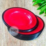 PIRING PLASTIK RAMEN JEPANG / PIRING MAKAN PLASTIK TEBAL