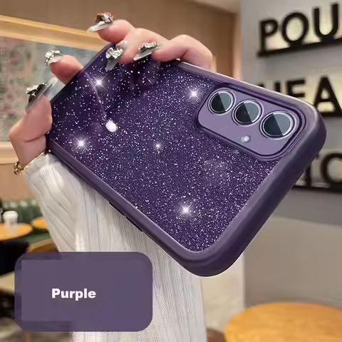 M35 5G case Luxury,Bling Shockproof case for Samsung Galaxy M35 S24 FE M55 M54 M34 M15 A55 5G Silico