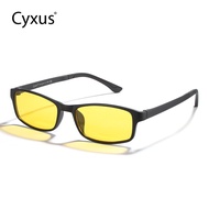 Cyxus TR90 แว่นสำหรับเล่นเกมแว่นสำหรับคอมพิวเตอร์ป้องกันแสงสีฟ้ามีน้ำหนักเบา 8327