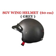 SGV WING NEW HELMET HELMET STENG SGV WING ( BLACK / GREY / RED ) SIRIM 🇲🇾 60CM