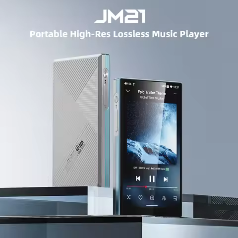 FiiO JM21(3+32GB) Android 13 Hi-Res Music Player MP3 with Snapdragon 680, Bluetooth WiFi USB DAC 12.