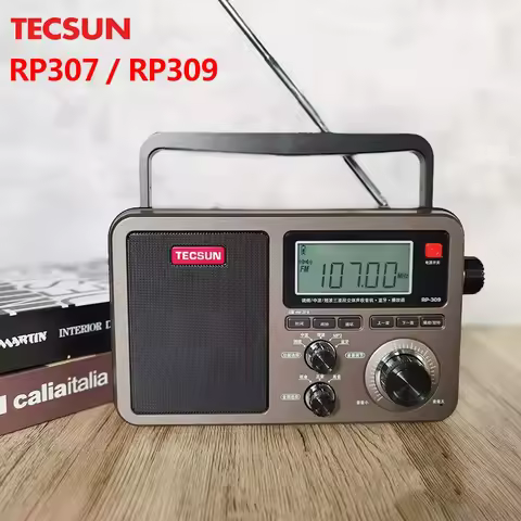 Original Tecsun RP309 Tecsun RP307 WAV APE FLAC Bluetooth Speaker Portable FM SW MW Radio USB TF SD 
