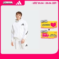 adidas Phong cách sống & Quần vợt Áo Track Jacket Có Mũ Khóa Kéo Dọc Thân Z.N.E. Nam trắng JF2443