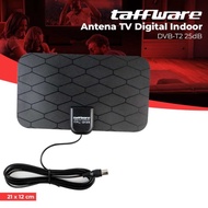 Taffware Antena TV Digital STB DVB T2 Indoor Outdoor Kabel Panjang