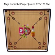 Papan Karambol Ukuran SUPER JUMBO 120X120 cm Gratis Biji Karambol+Cristal