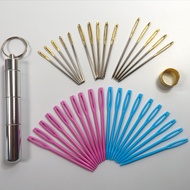 Big Eye Needle Gold Tail Plastic Big Eye Needle Knitting Wool Needle Cross Stitch Needle Stitch Need