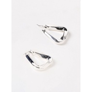 PRE-ORDER BOTTEGA VENETA Silver Triangle Earrings