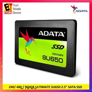 ADATA SSD 240GB / 480GB / 1000GB ULTIMATE SU650 SSD (3 Years Warranty)