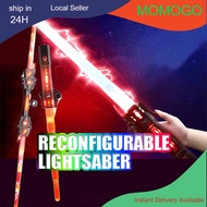 LED Light Up Saber Retractable Color-Changing Light Sword Children's Star Wars Toys Kids Party Fun G