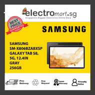 SAMSUNG SM-X806BZABXSP 12.4IN GALAXY TAB S8+ 256GB 5G GRAY