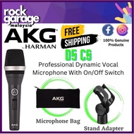 AKG D5CS Professional Dynamic Vocal Microphone With On/Off Switch (D5 CS/D5-CS/D5)